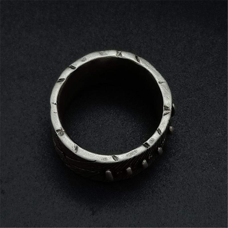 VINTAGE MEN'S PATCHWORK PATCH RING