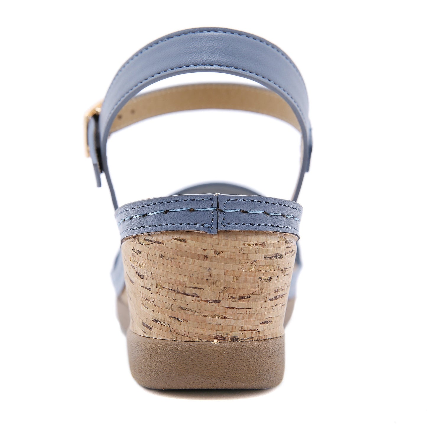 SIKETU | OPEN TOE WEDGE SLINGBACK - BLUE