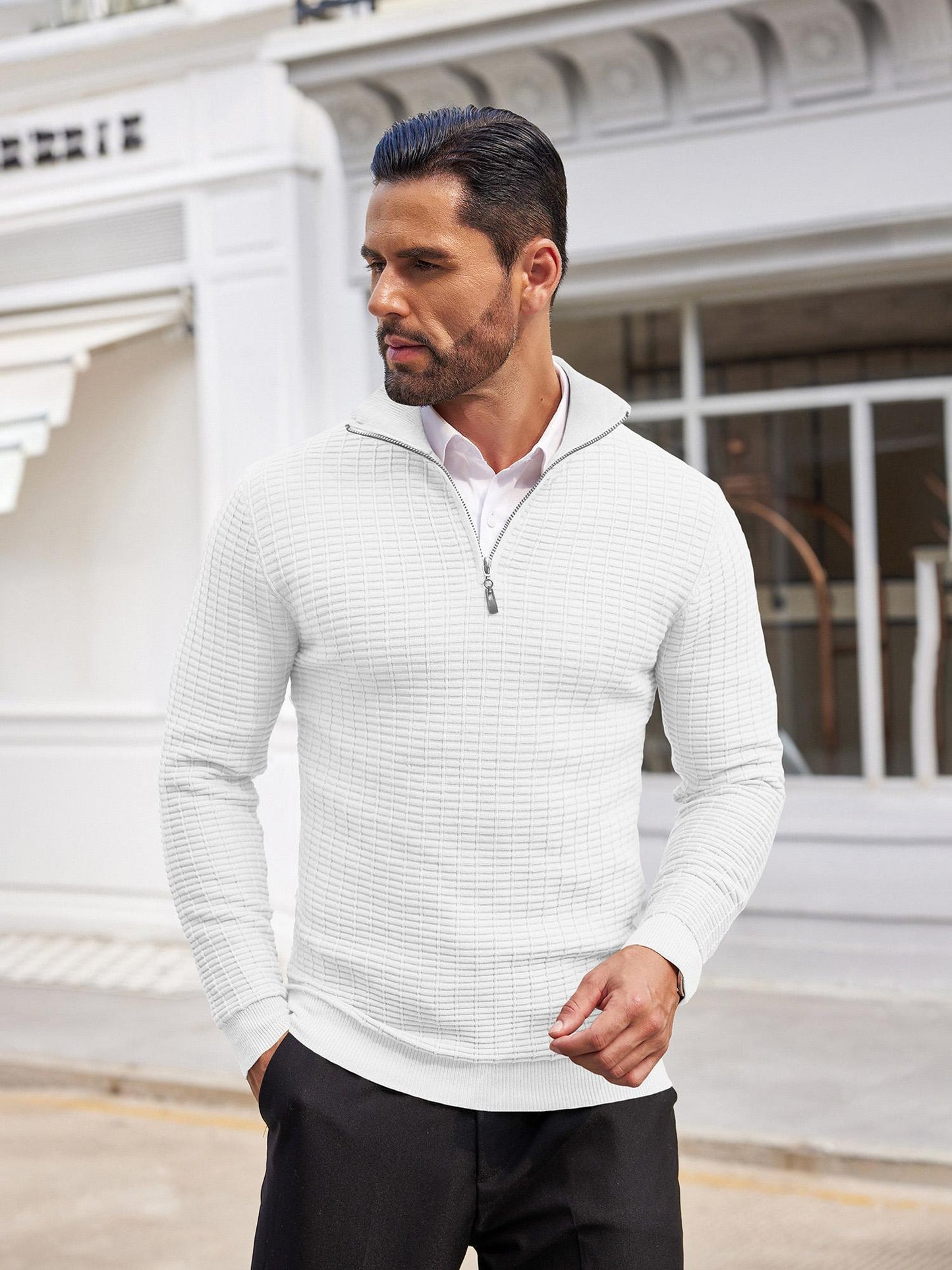 Noble Wear Camden Half-Zip Sweatshirt