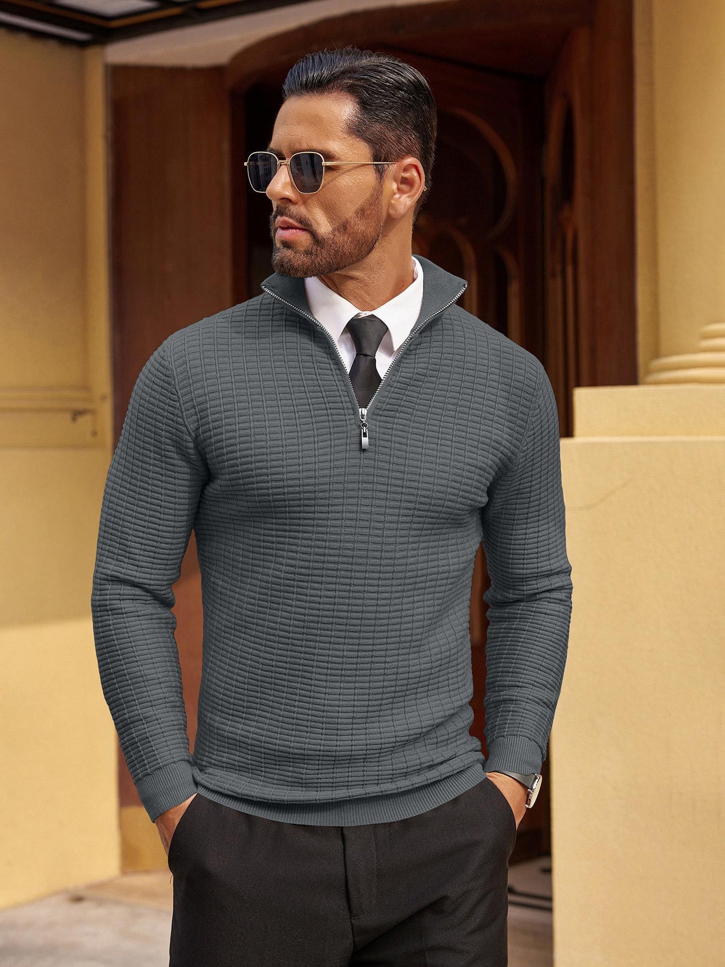 Noble Wear Camden Half-Zip Sweatshirt