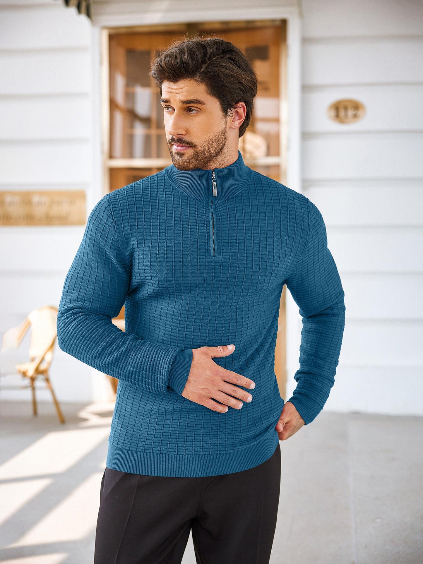 Noble Wear Camden Half-Zip Sweatshirt