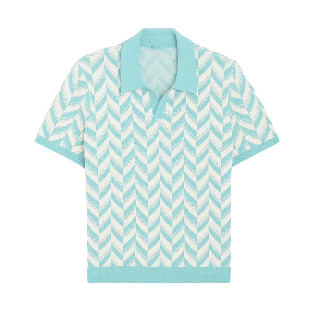 Noble Wear V-neck Polo Shirt