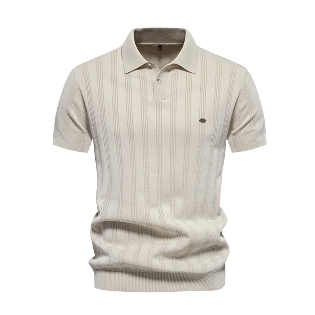 Noble Wear London Ribbed Knit Polo
