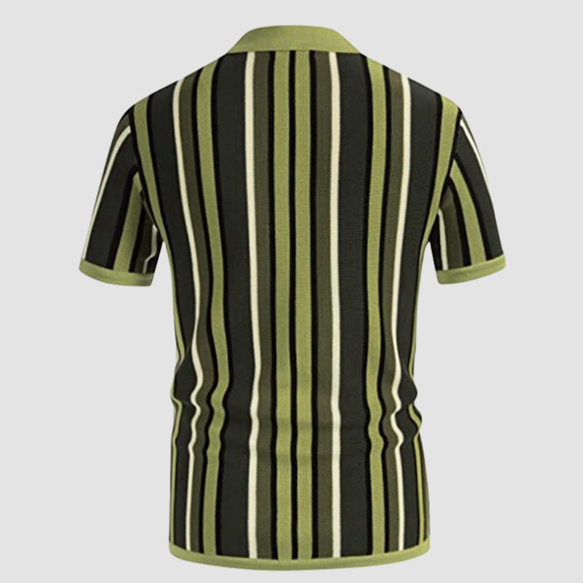 Noble Wear Polo Collar Stripes Casual Shirt