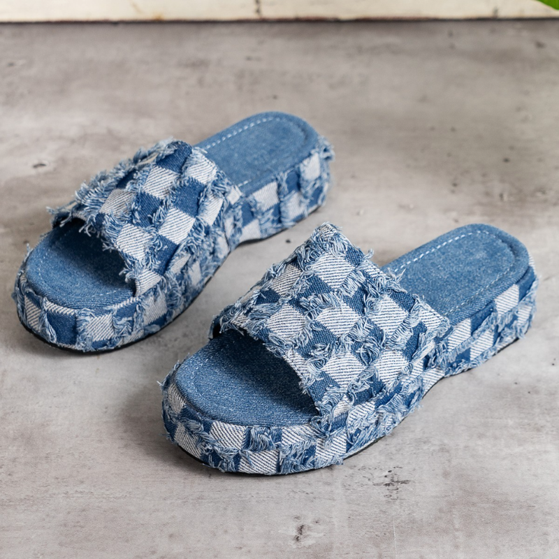 Panama Denim Sandals