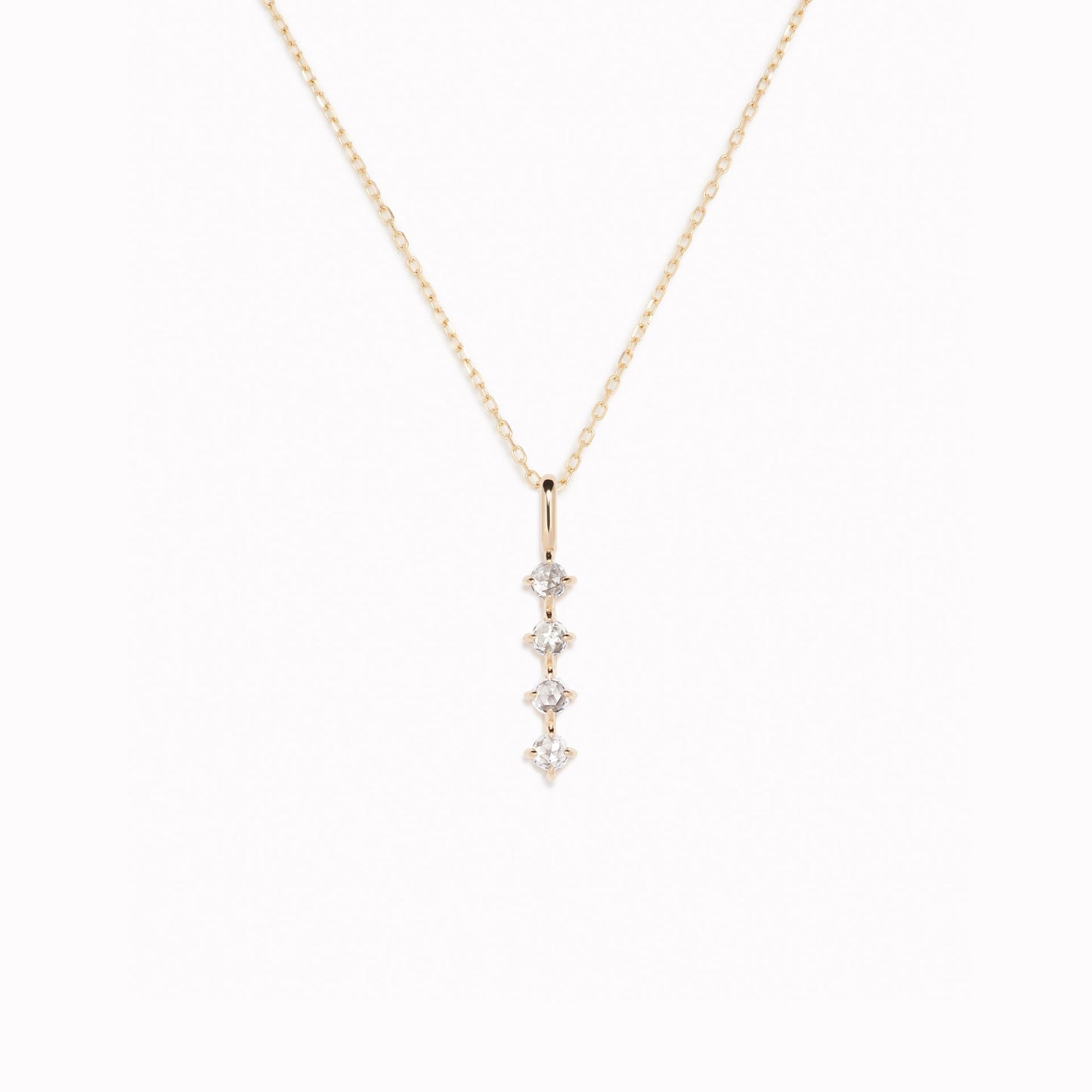 Diamond Drop Pendant 14k Gold