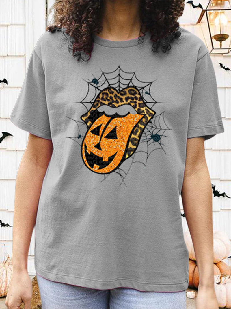 Creative Halloween Pattern Printed T-Shirt