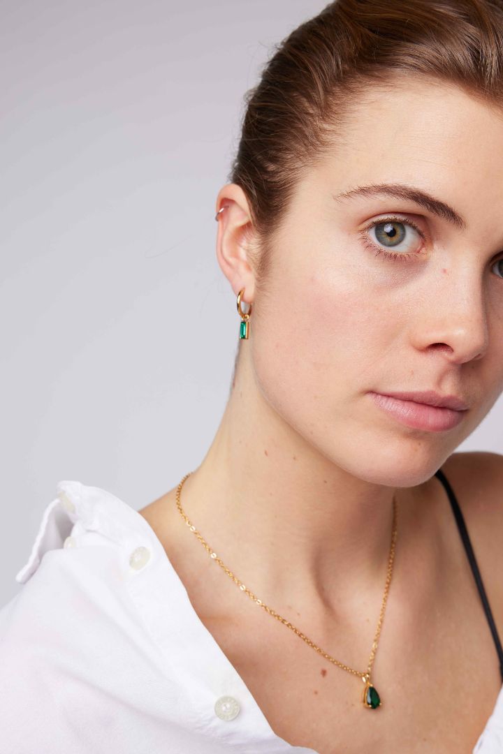 Emerald Romance Earrings