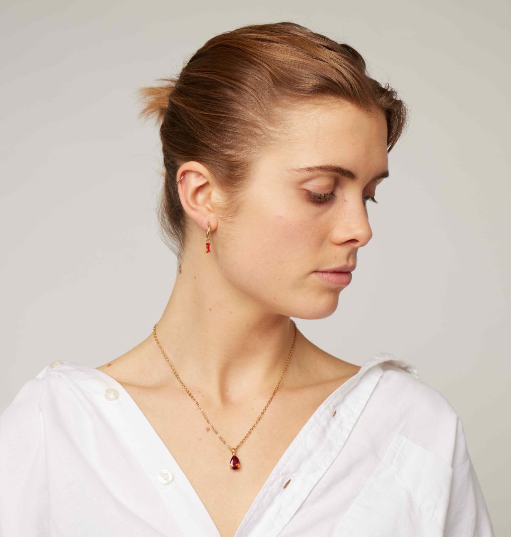 Ruby Romance Earrings