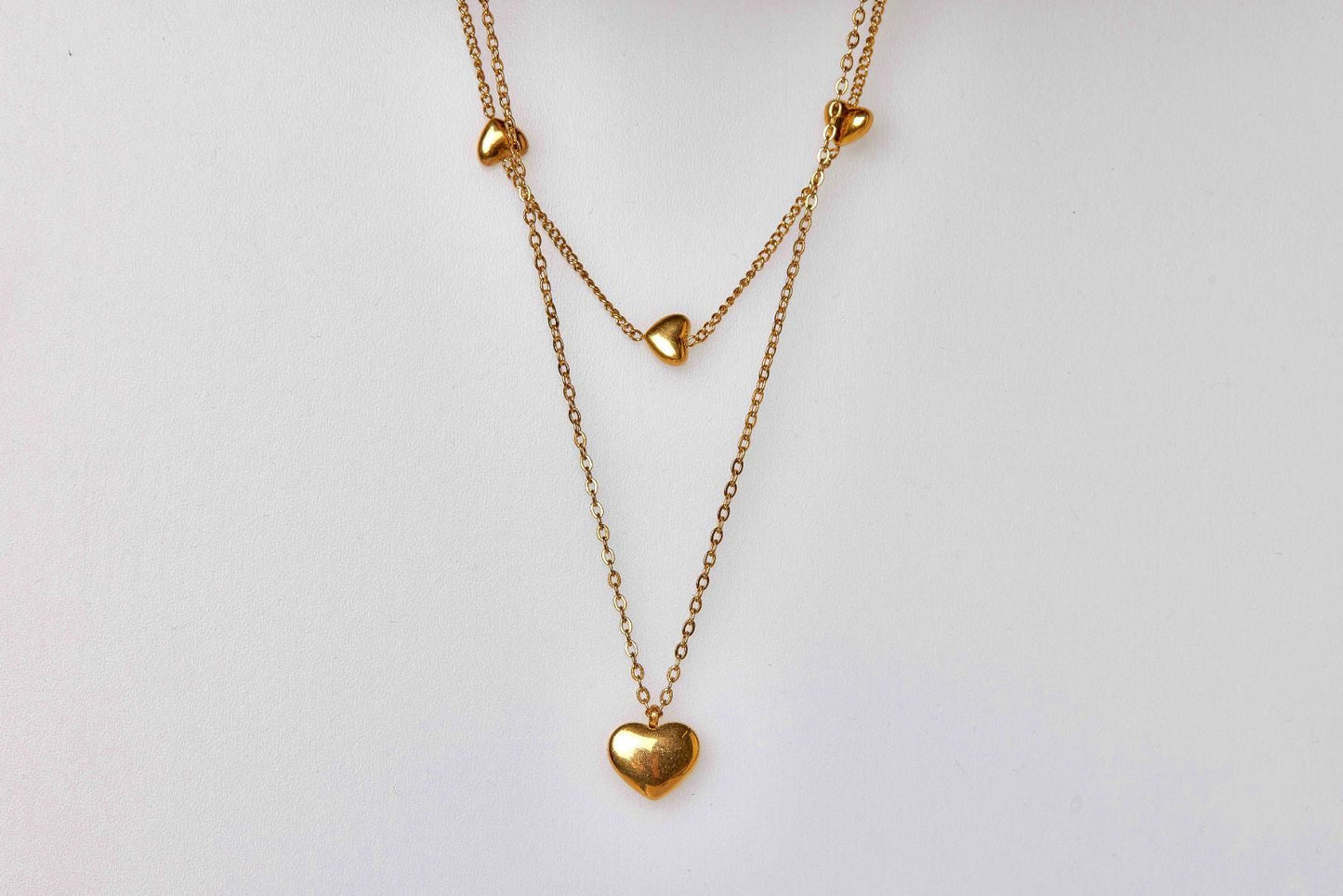 Double Heart Necklace