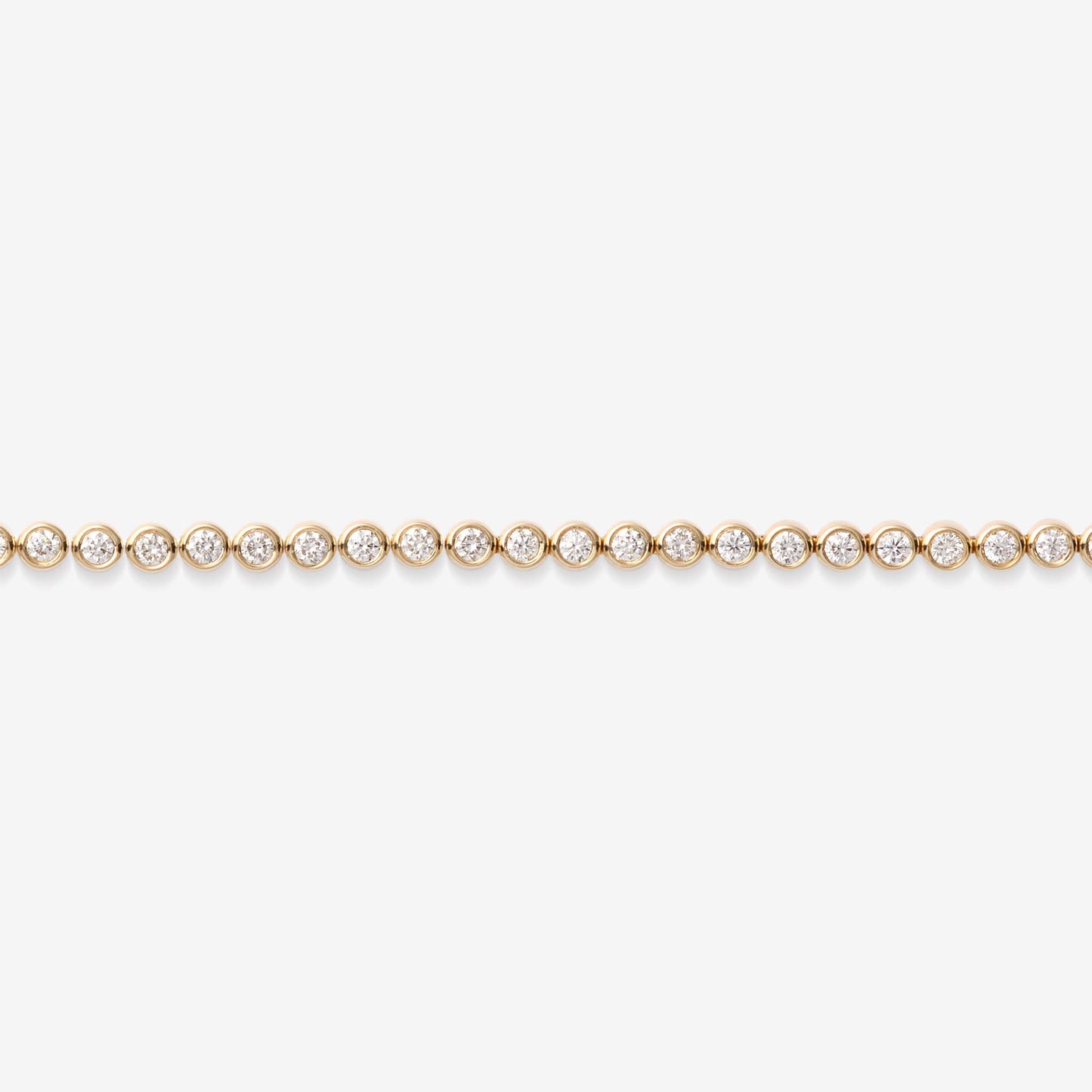 Half Diamond Tennis Bracelet 14k Yellow Gold (1.02 ct tw)