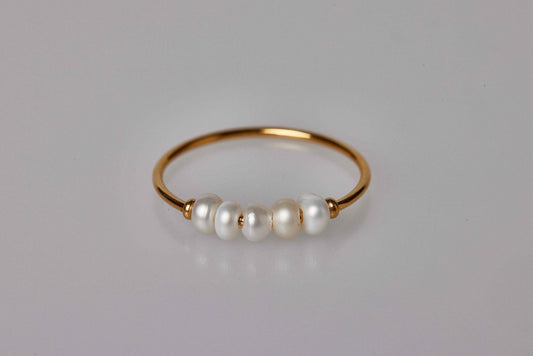 Pearled Tears Ring