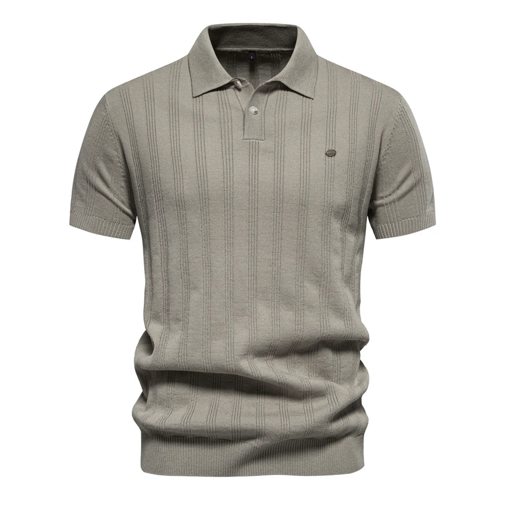 Noble Wear London Ribbed Knit Polo