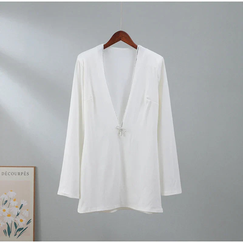 BowTie Deep V Sexy Dress