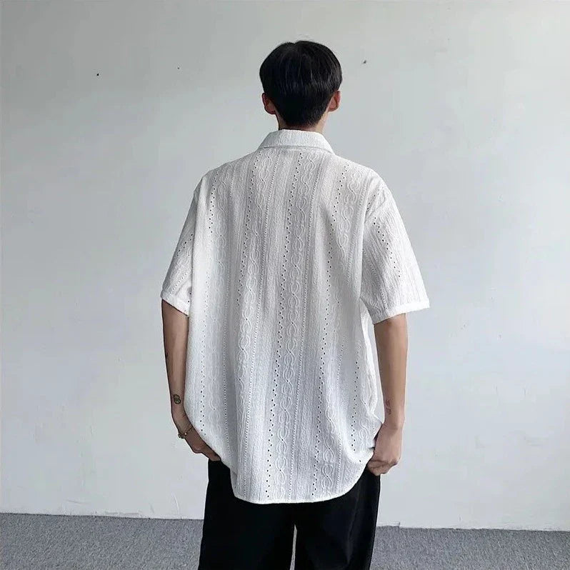 Noble Wear Osaka Half-Sleeved Linen Shirt