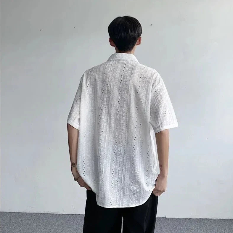Noble Wear Osaka Half-Sleeved Linen Shirt