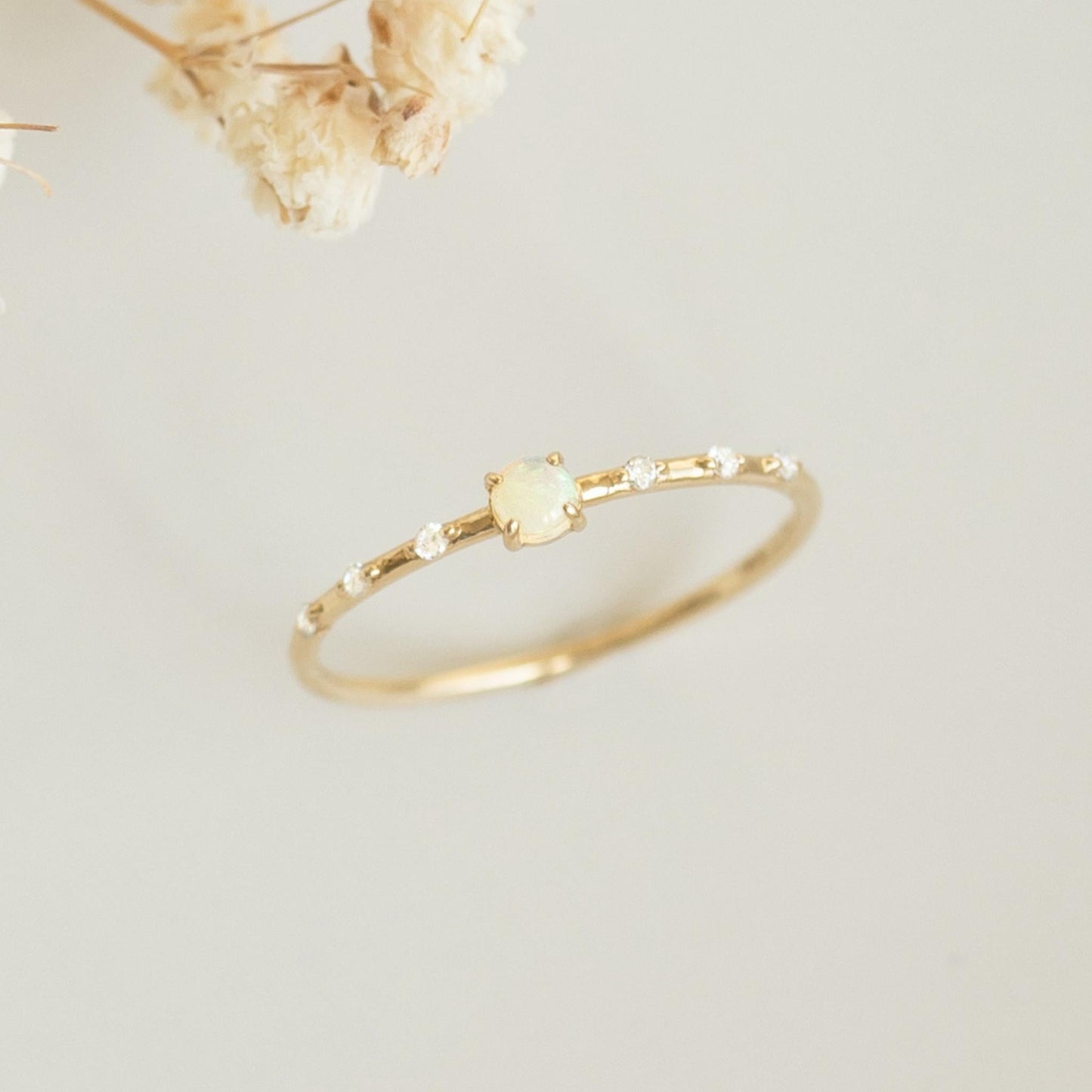 Opal and Diamond Ring - Jules