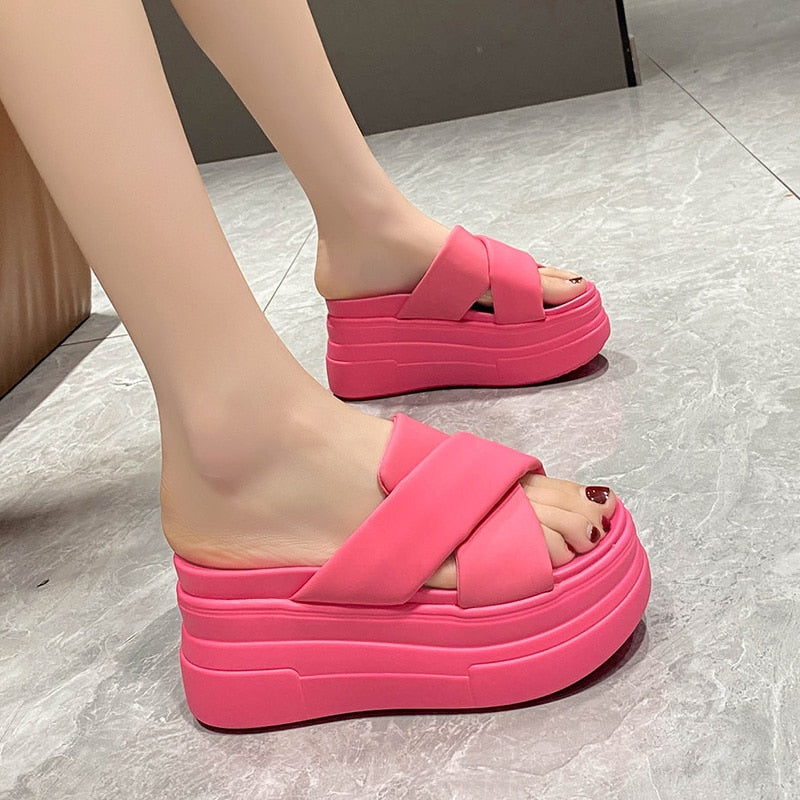 Xtra Summer Platform Slippers