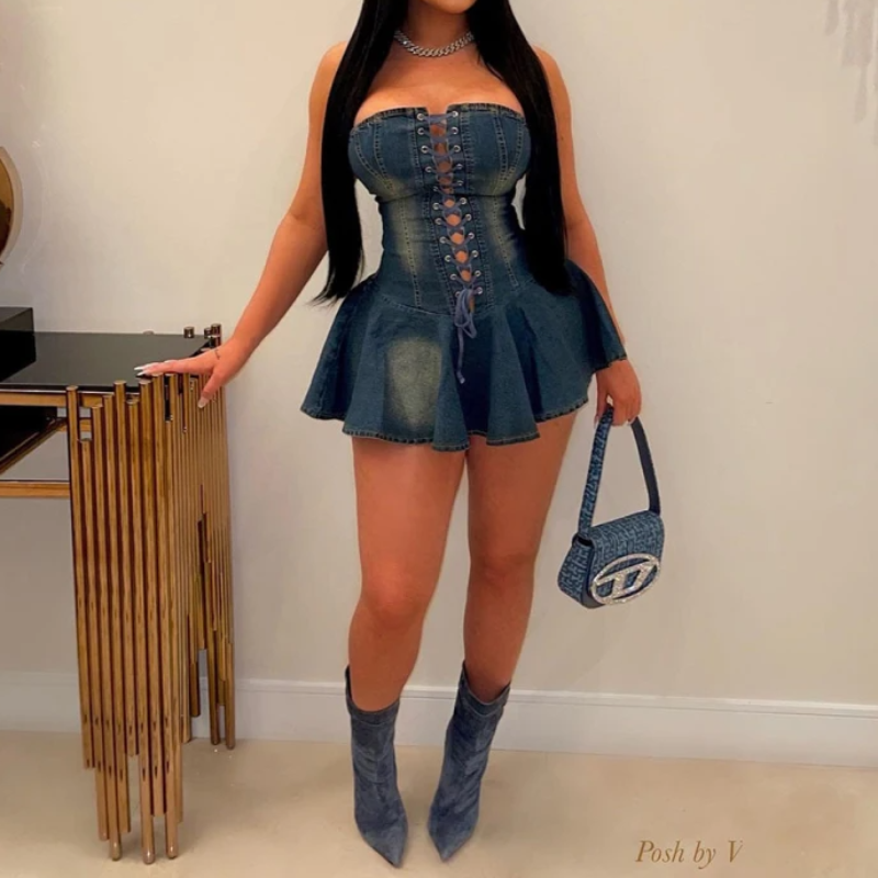 Bronco Babe Skater Dress