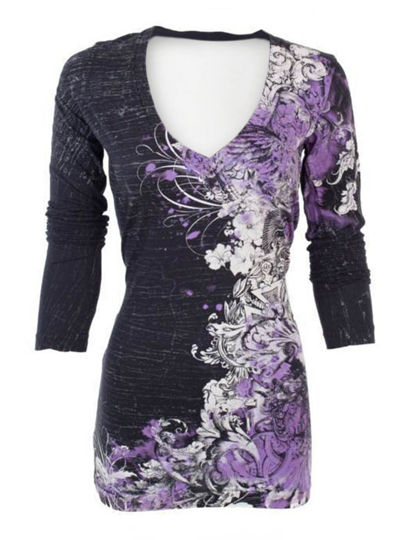 Fashion Gothic Style Long Sleeve T-Shirt