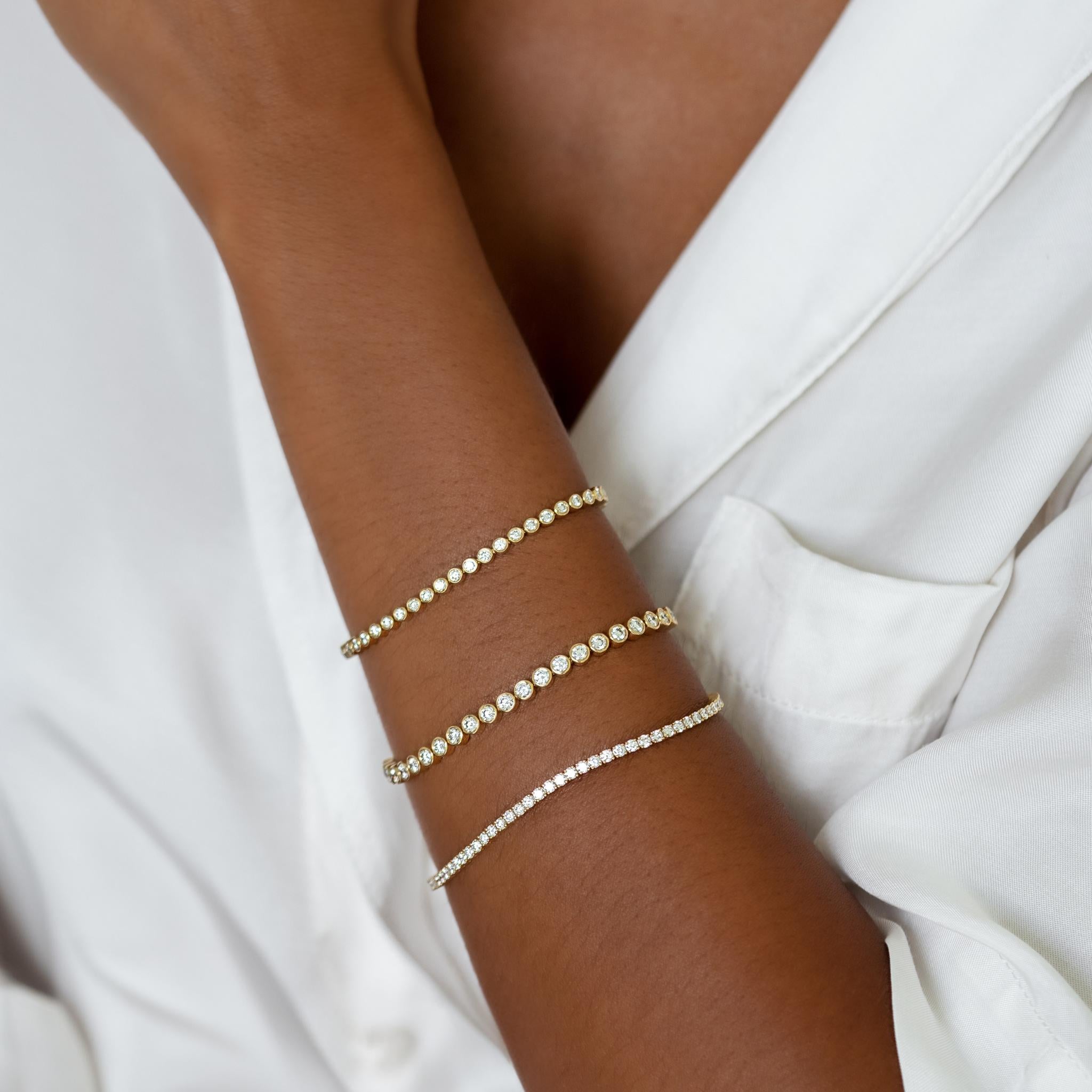 Diamond Tennis Bracelet 14k Yellow Gold (3.0 ct tw, 7 inches)