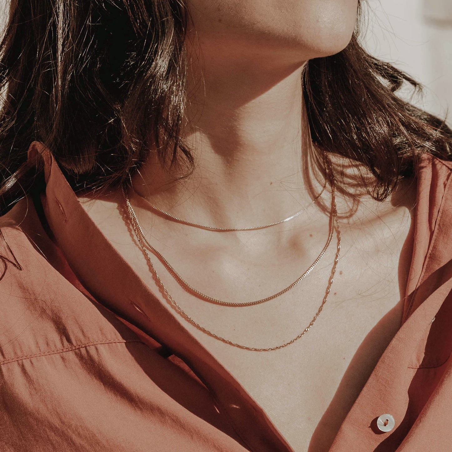 Silver Singapore Chain - Leknes