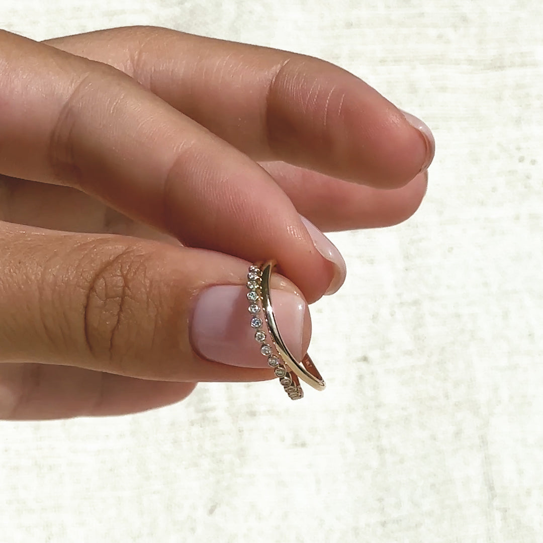 Wavy Ring 14k Gold - Brielle