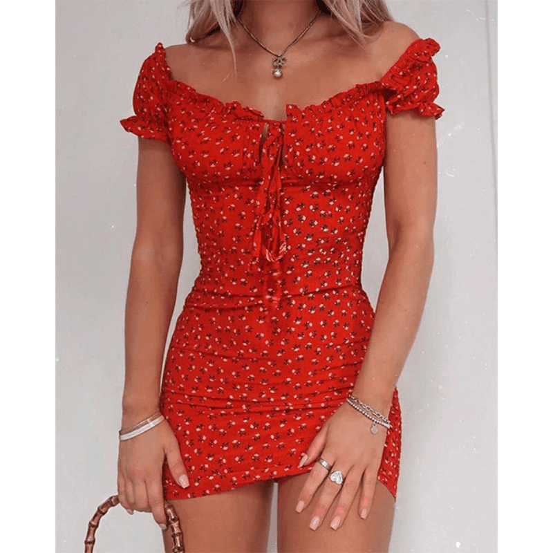 Petra Off-Shoulder Mini Dress