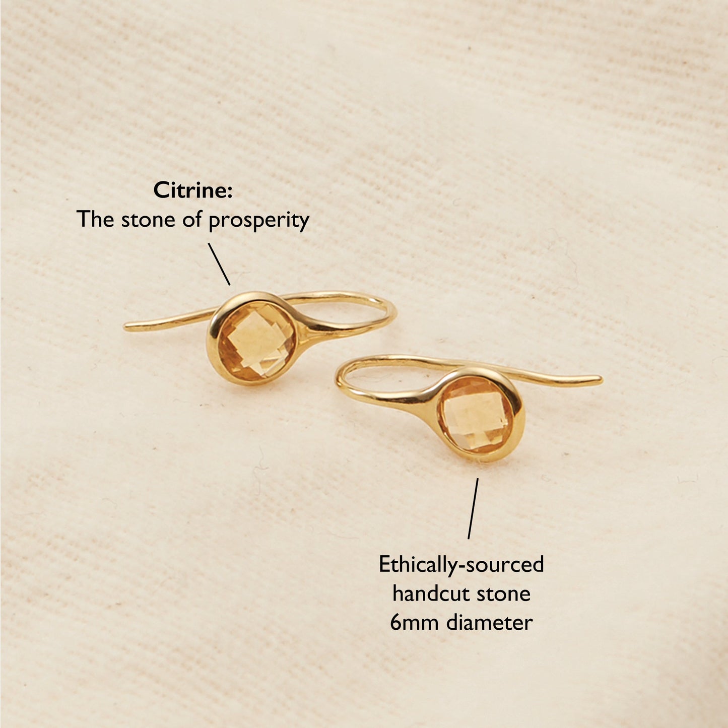 Citrine Earrings - Sigrid