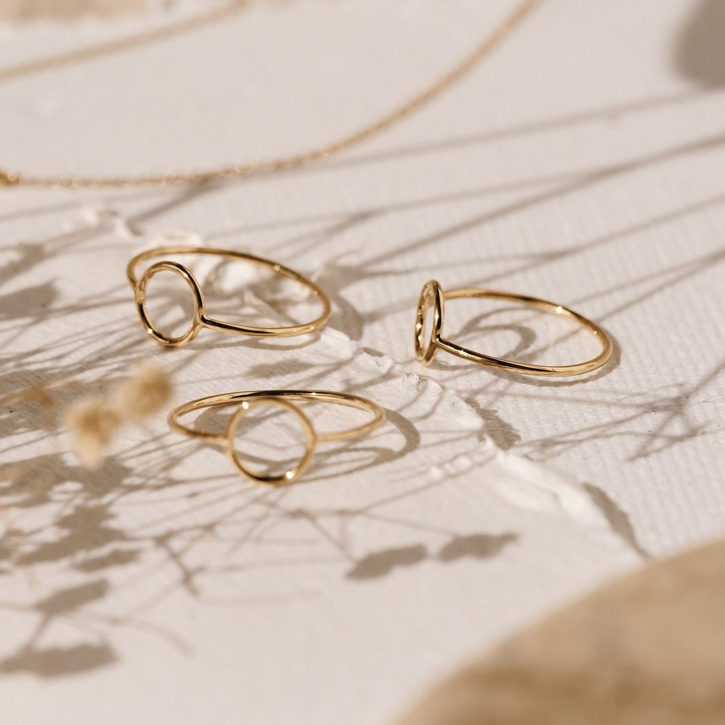 Gold Circle Ring