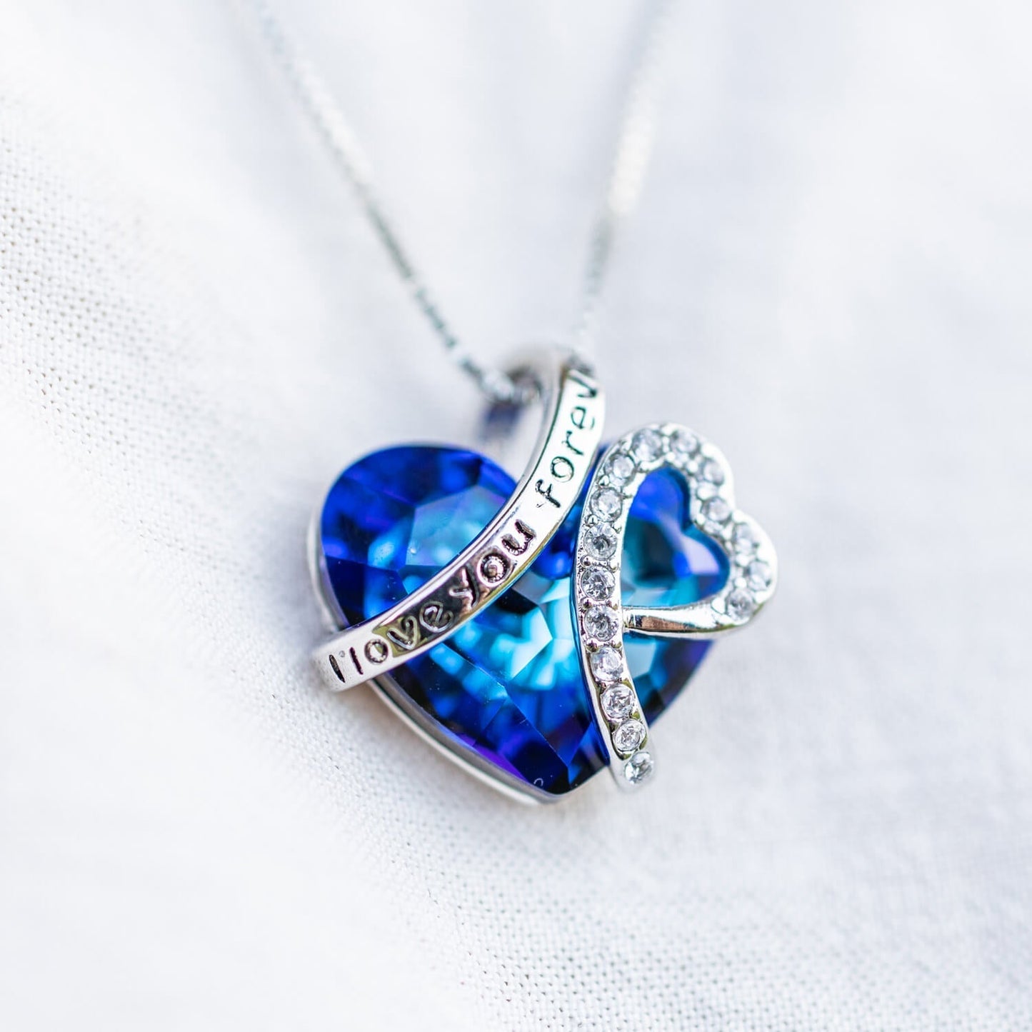 I Love You Forever Heart Necklace