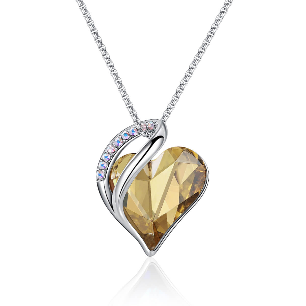 Infinite Love November Birthstone Necklace