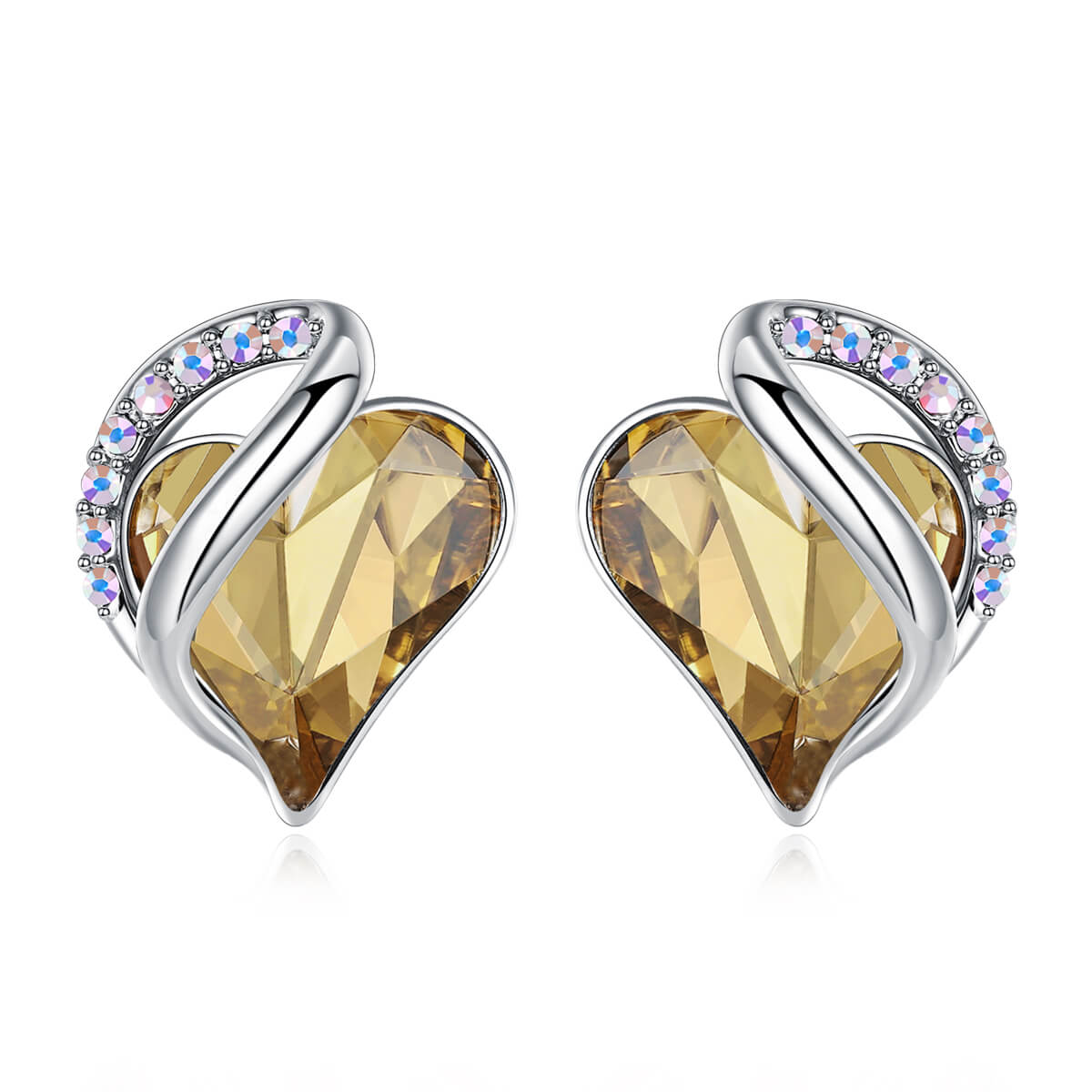 Infinite Love November Birthstone Earrings