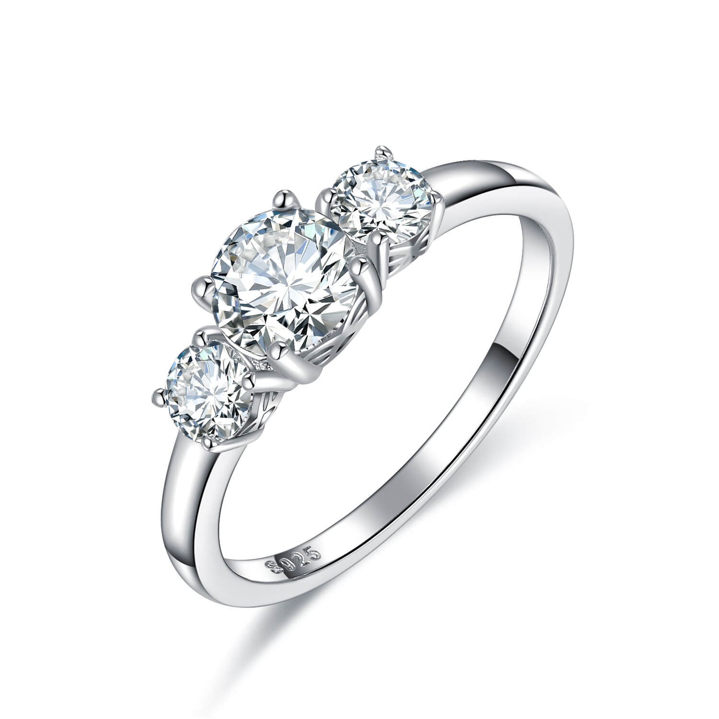 Three Stone Engagement Ring