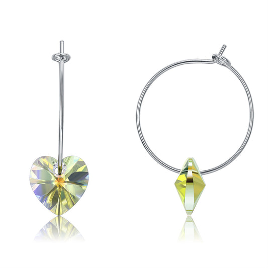 Aurora Borealis Hoop Earrings