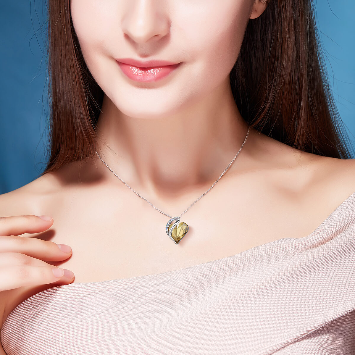 Infinite Love November Birthstone Necklace