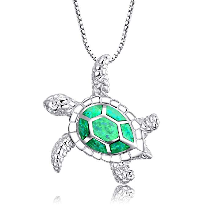 Green Turtle Necklace
