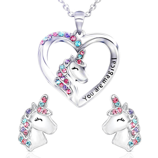 Unicorn Jewelry Set