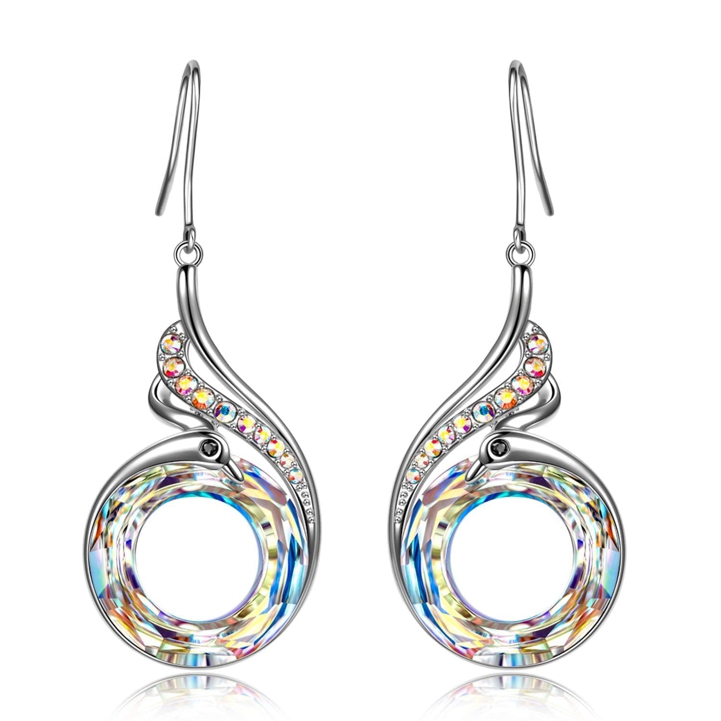 Aurora Borealis Phoenix Earrings