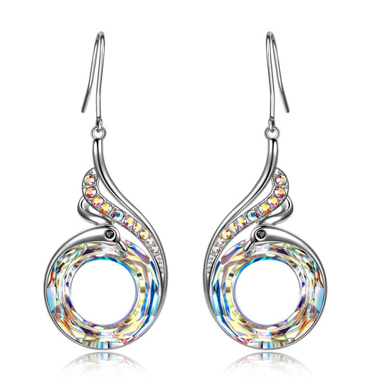 Aurora Borealis Phoenix Earrings