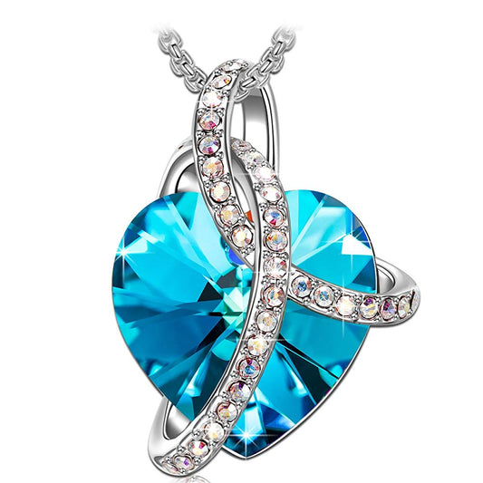 Blue Infinity Love Necklace