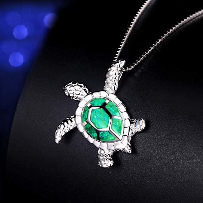 Green Turtle Necklace