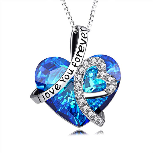 I Love You Forever Heart Necklace