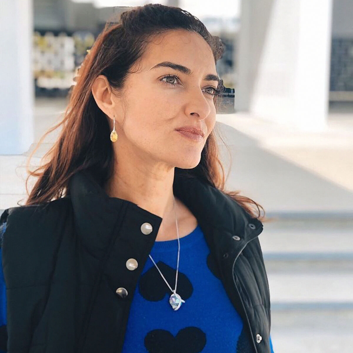 Aurora Borealis Drop Earrings