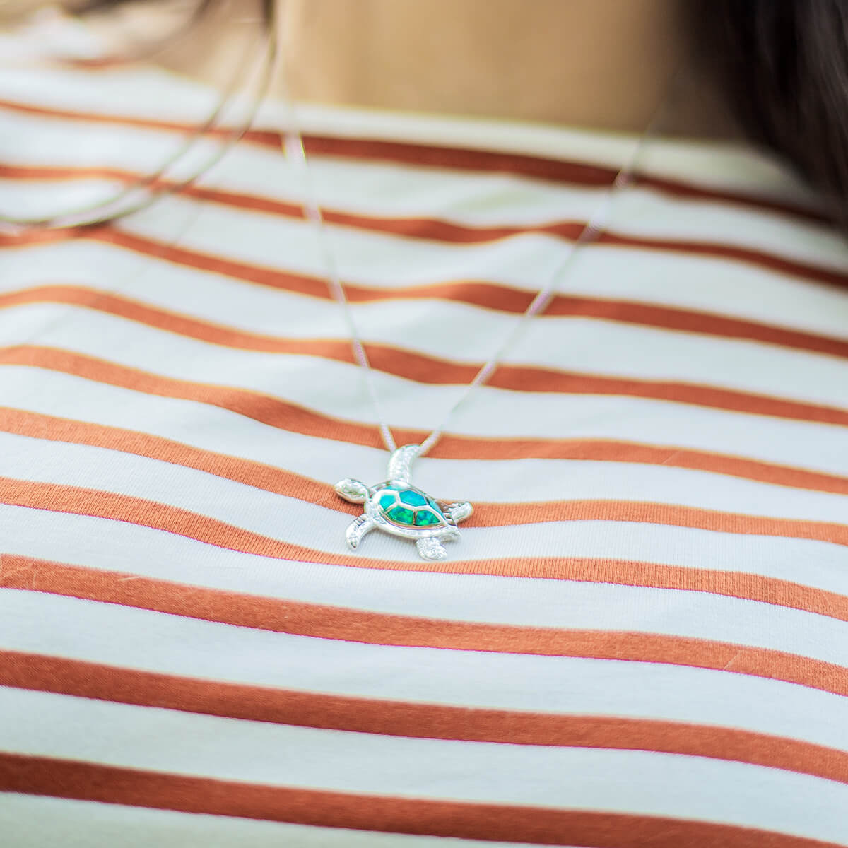 Green Turtle Necklace