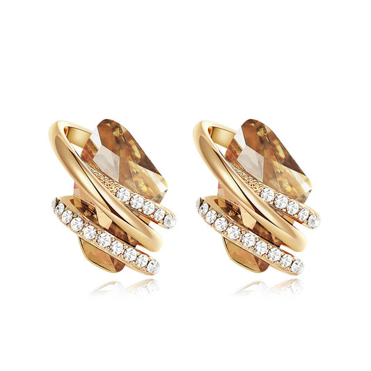 Amber Wish Stone Earrings