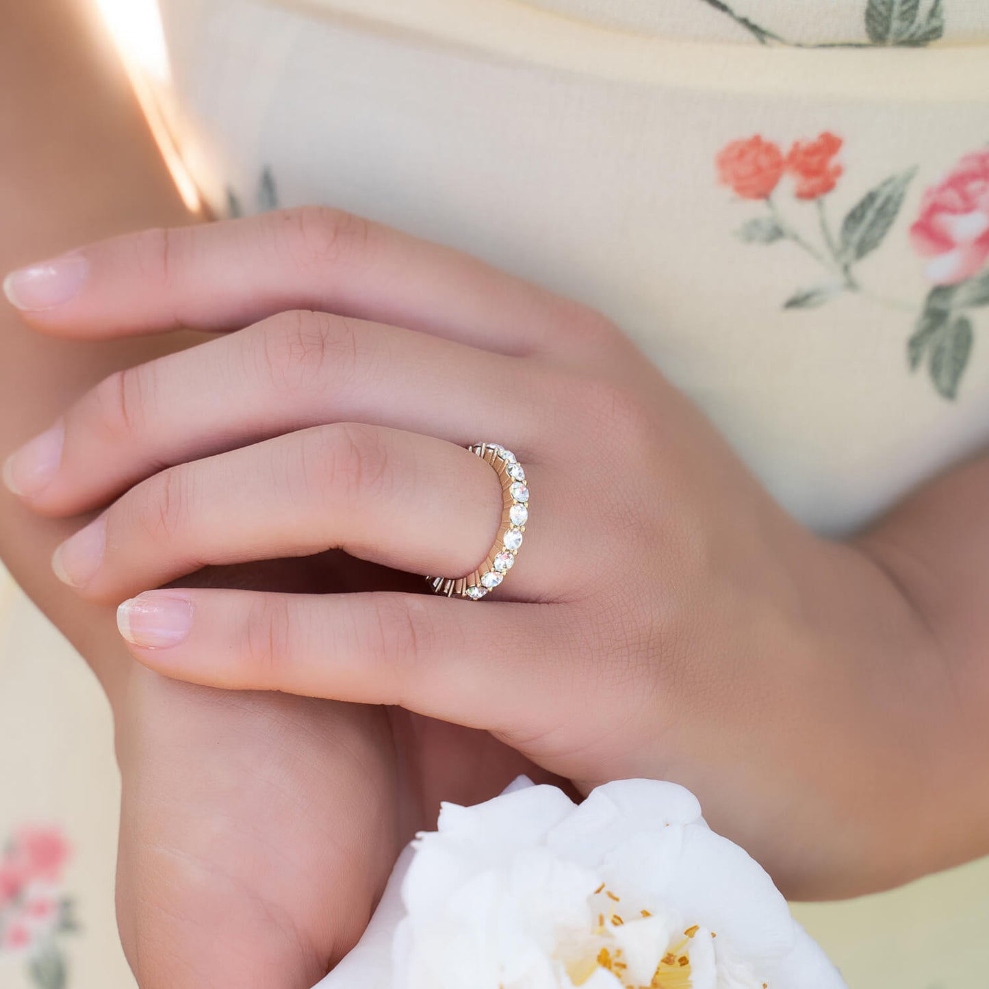 Gold Crystal Ring