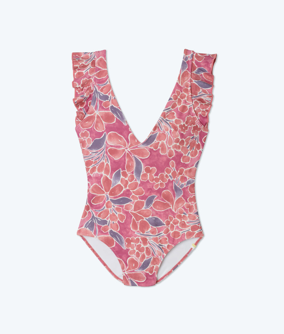 The Ruffle Backflip - Passion Floral