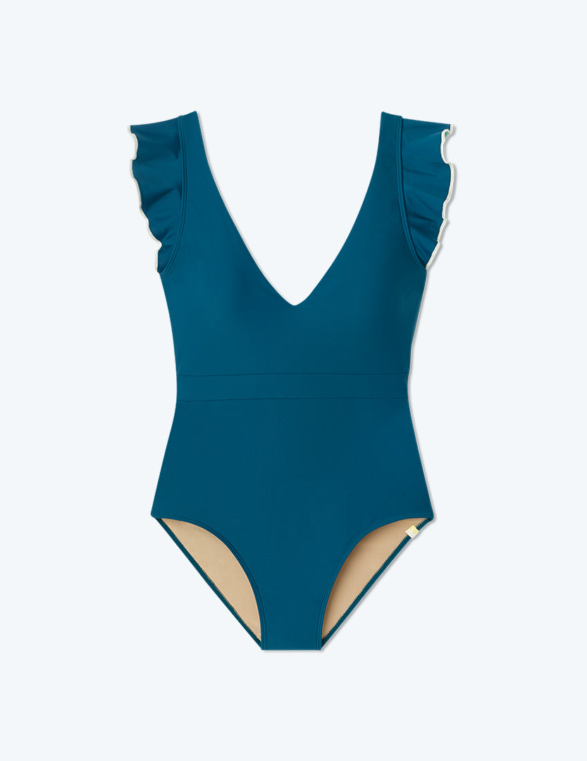 The Ruffle Backflip - Seaweed & Seaglass