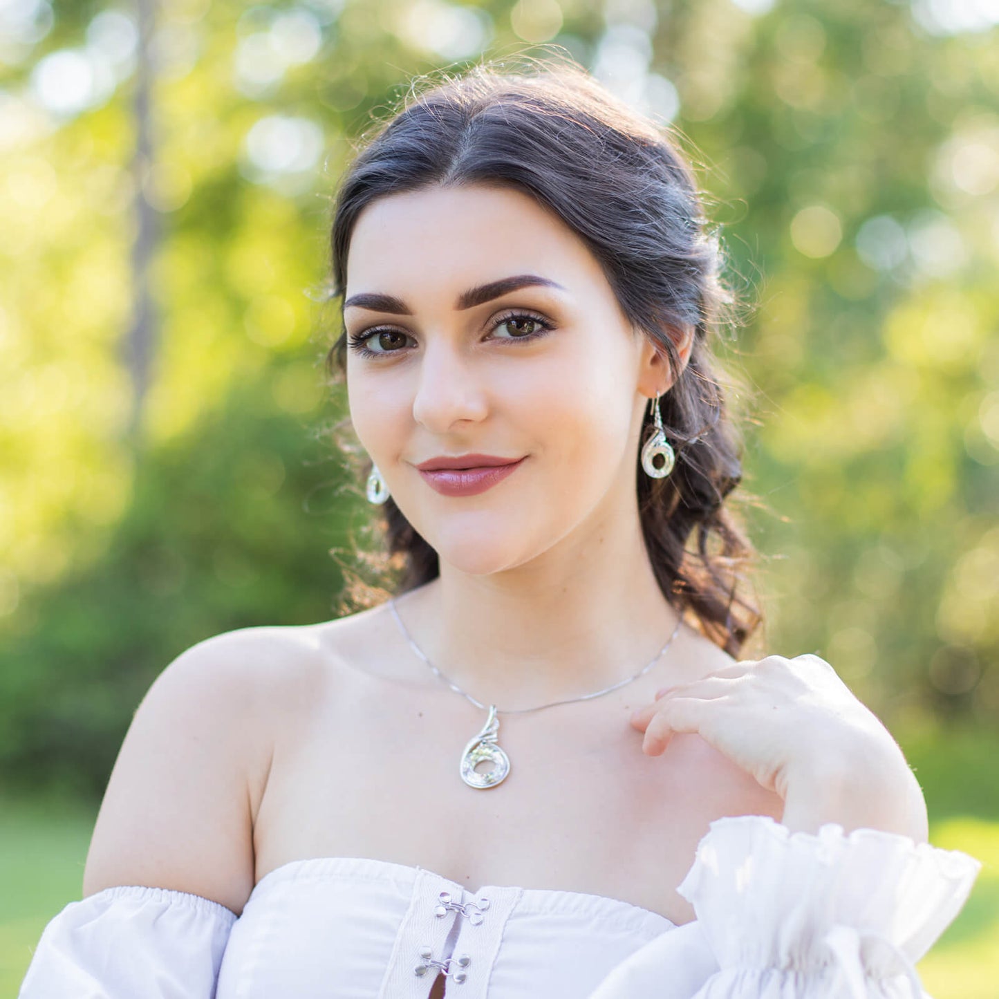 Aurora Borealis Phoenix Earrings